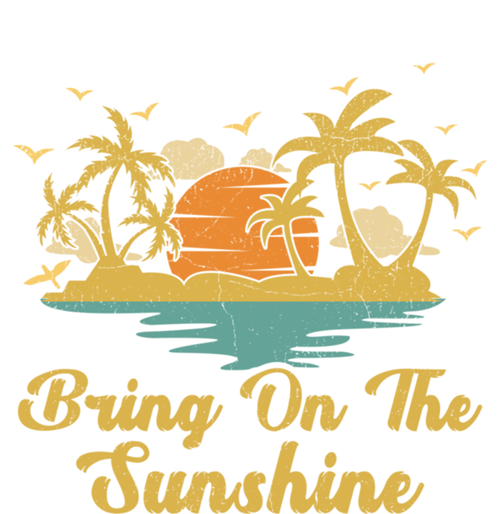 Sunset Palm Tree Beach Vacation Bring On The Sunshine Summer Gift T-Shirt