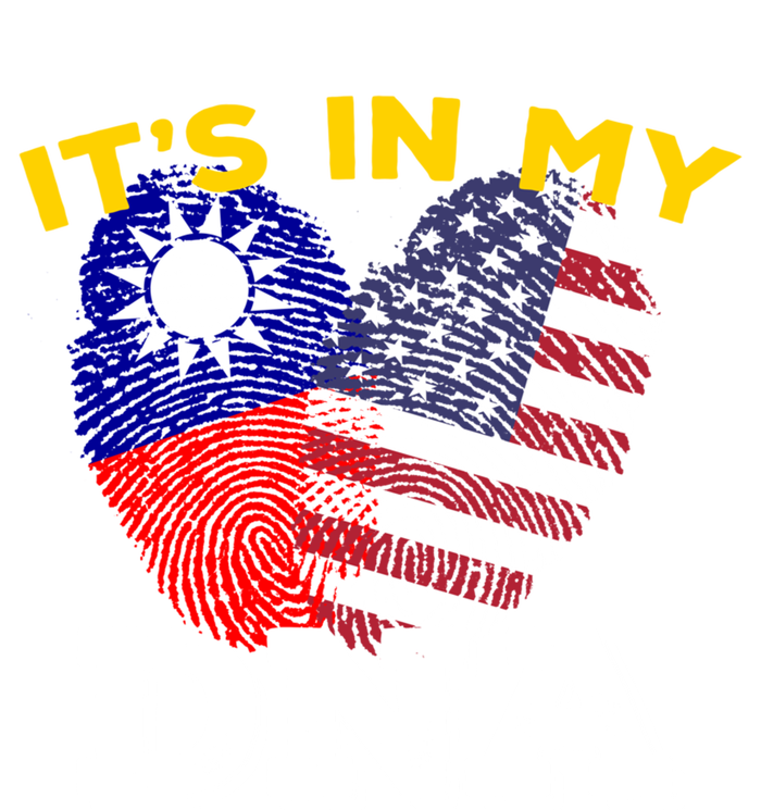 Taiwan Taiwanese Flag Proud America Imprint Dna Mix Breed Gift Tie-Dye T-Shirt