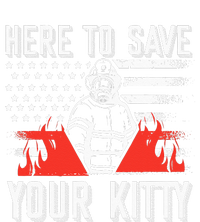 Firefighter Cat Usa American Flag Here To Save Your Kitty Kids Hoodie