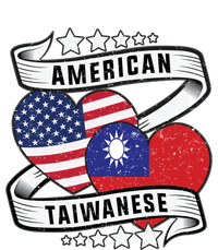 Taiwanese American Meaningful Gift Half Taiwanese Half American Flag Gift T-Shirt