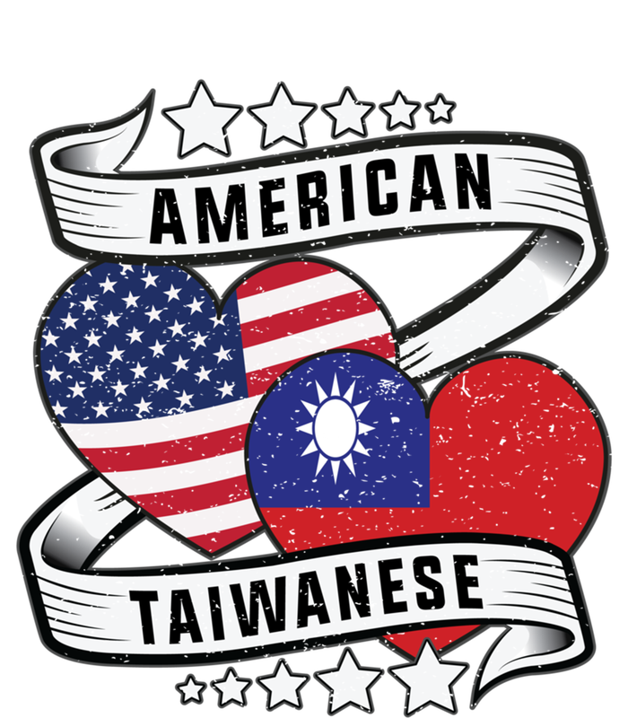 Taiwanese American Meaningful Gift Half Taiwanese Half American Flag Gift T-Shirt