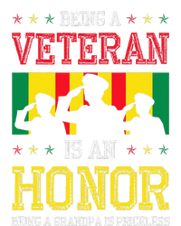 Being A Veteran Is An Honor Being A Grandpa Is Priceless T-Shirt