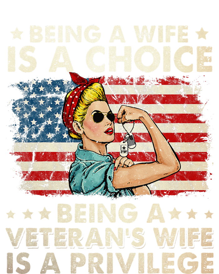 Being A Wife Is A Choice Being A Veterans Wife Is Privilege City Backpack