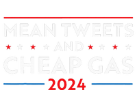 Mean Tweets And Cheap Gas Funny 2024 Pro Trump Insulated Varsity Jacket