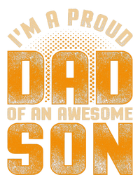 Awesome Son Family Daddy Fathers Day Men Im A Proud Dad Short Acrylic Beanie