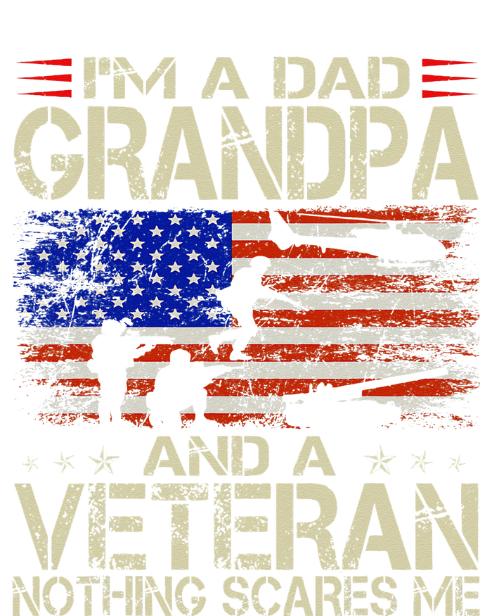 Im A Dad Grandpa And Veteran Fathers Day Papa Grandpa Gifts Kids Long Sleeve Shirt