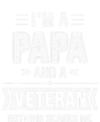 Papa And Veteran Nothing Scares Me For Fathers Day Kids Long Sleeve Shirt