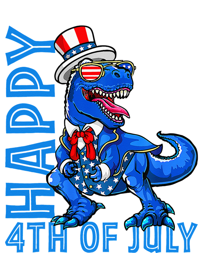 Happy 4th Of July Trex Dinosaur American Dino T-Shirt