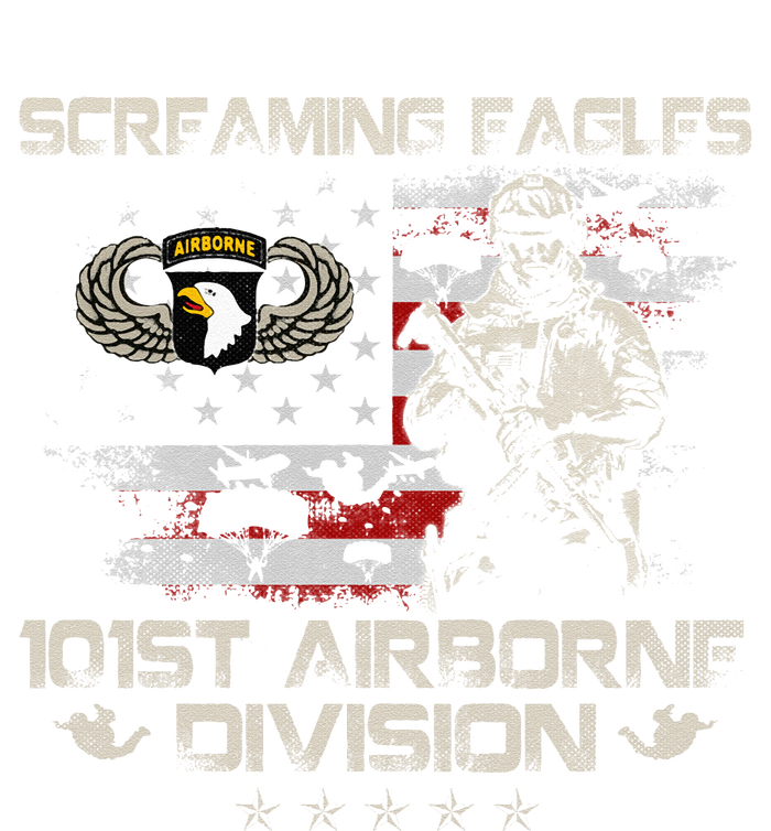 Screaming Eagle 101st Airborne Division Veteran Sky Soldier Softstyle Adult Sport Polo