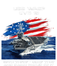 USS Wasp CVS 18 Aircraft Carrier Veteran USA Flag Christmas Tie-Dye T-Shirt