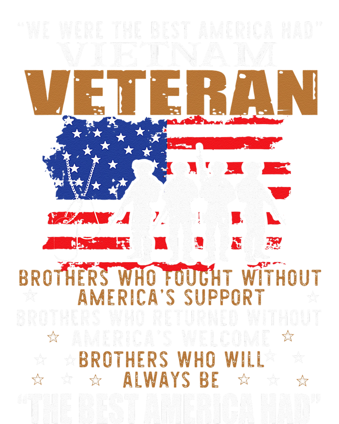 We Were The Best America Had Vietnam Veteran Brothers Who Ladies PosiCharge Competitor Racerback Tank