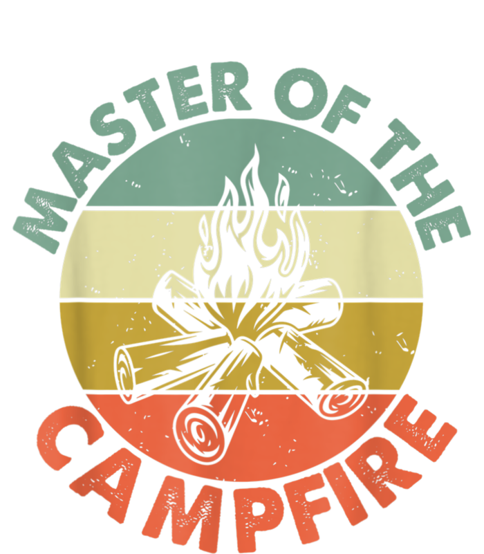 Master Of The Campfire Dad Camping Camping Dad Gift Grommeted Golf Towel