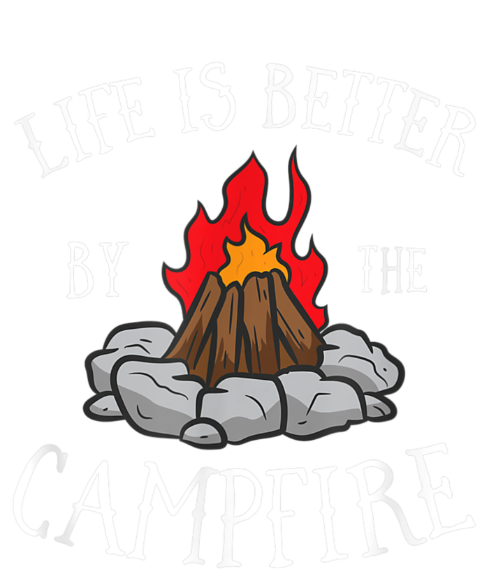 Life Is Better By The Campfire Scouts Camping Campfire Grommeted Golf Towel