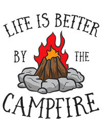 Life Is Better By The Campfire Scouts Camping Campfire Yupoong Adult 5-Panel Trucker Hat