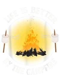 Life Is Better By The Campfire Funny Camping Button