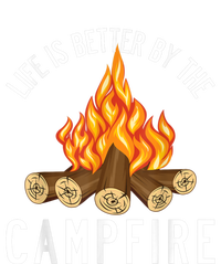 Life Is Better By The Campfire Funny Camping Outdoor Toddler Long Sleeve Shirt