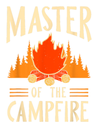 Master Of The Campfire Campsite Lover Camp Camping Camper Flat Bill Trucker Hat