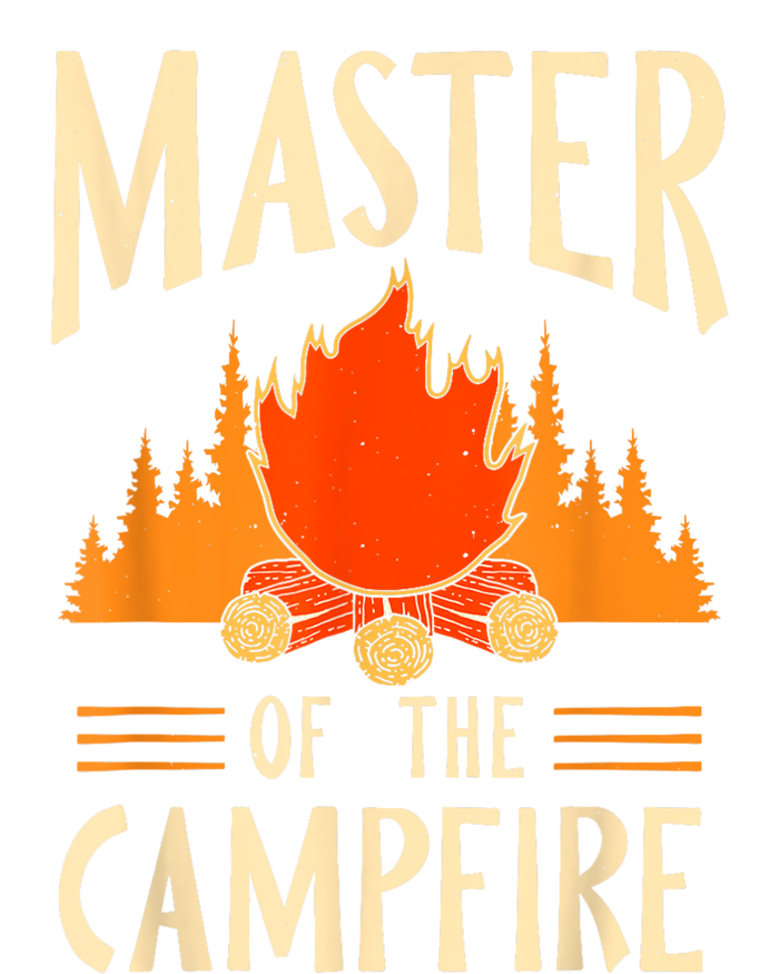 Master Of The Campfire Campsite Lover Camp Camping Camper Flat Bill Trucker Hat