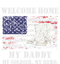 Welcome Home My Daddy Military Dad Soldier Homecoming Retro Gift Ceramic Bell Ornament