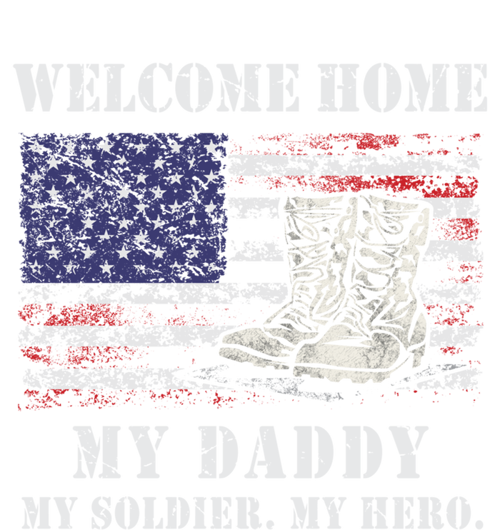 Welcome Home My Daddy Military Dad Soldier Homecoming Retro Gift Ceramic Bell Ornament