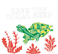 Turtle Coral Save The Coral Reef Environtal Protection Gift 16 in Basic Backpack