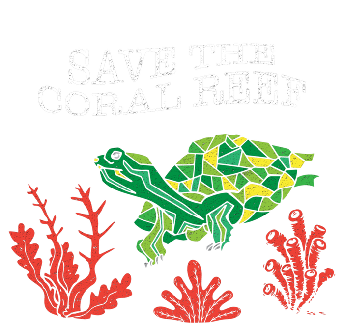 Turtle Coral Save The Coral Reef Environtal Protection Gift 16 in Basic Backpack