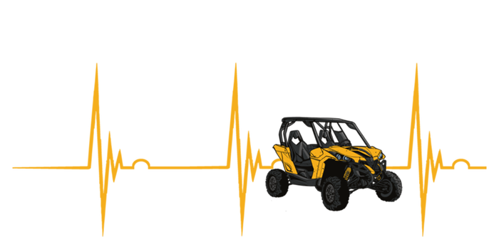 Utv Quad Bike 4x4 Offroad Vehicle Heartbeat Ekg Pulse Sxs Gift Ladies Essential Flowy Tank