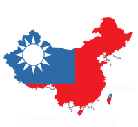 West Taiwan Funny China Map Define China Is West Taiwan Gift T-Shirt