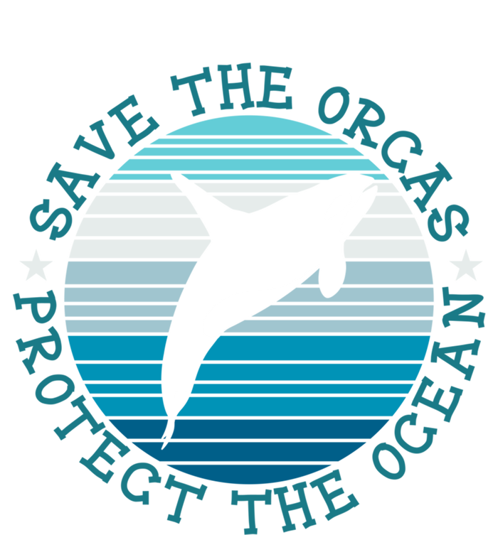 Save The Orcas Protect The Ocean Whale Design Gift Ladies Essential Flowy Tank