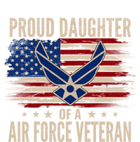 Vintage Proud Daughter Of A Air Force Veteran American Flag Gift T-Shirt