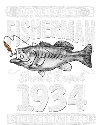 87 Years Old Fisherman Born In 1934 Fisherman 87th Birthday Poster