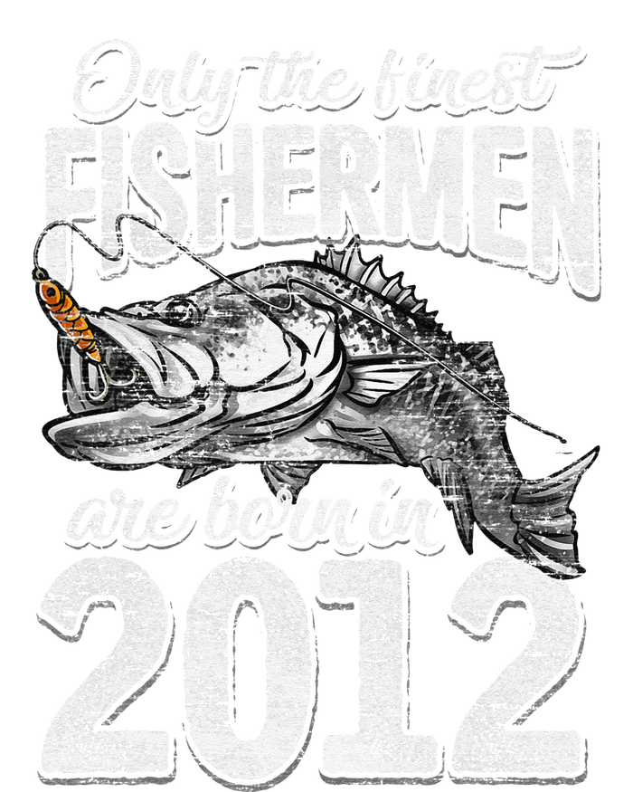 9 Years Old Fisherman Born In 2012 Fisherman 9th Birthday Kids Long Sleeve Shirt