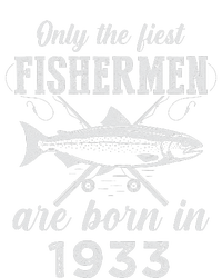 90 Year Old Fisherman Fishing Born In 1933 90th Birthday T-Shirt