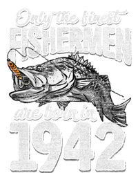 79 Years Old Fisherman Born In 1942 Fisherman 79th Birthday V-Neck T-Shirt