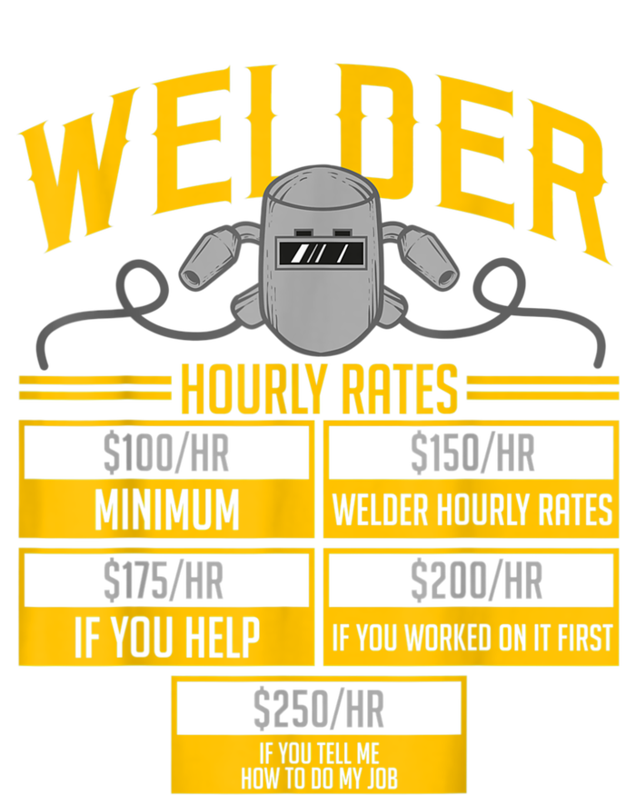 Welder Hourly Rate Funny Welding Gift For Hard Worker Welder Womens California Wash Sweatshirt