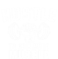 Workout Tee Hustle To Gain Muscle Training Gym Funny Gift Sustainable Knit Beanie