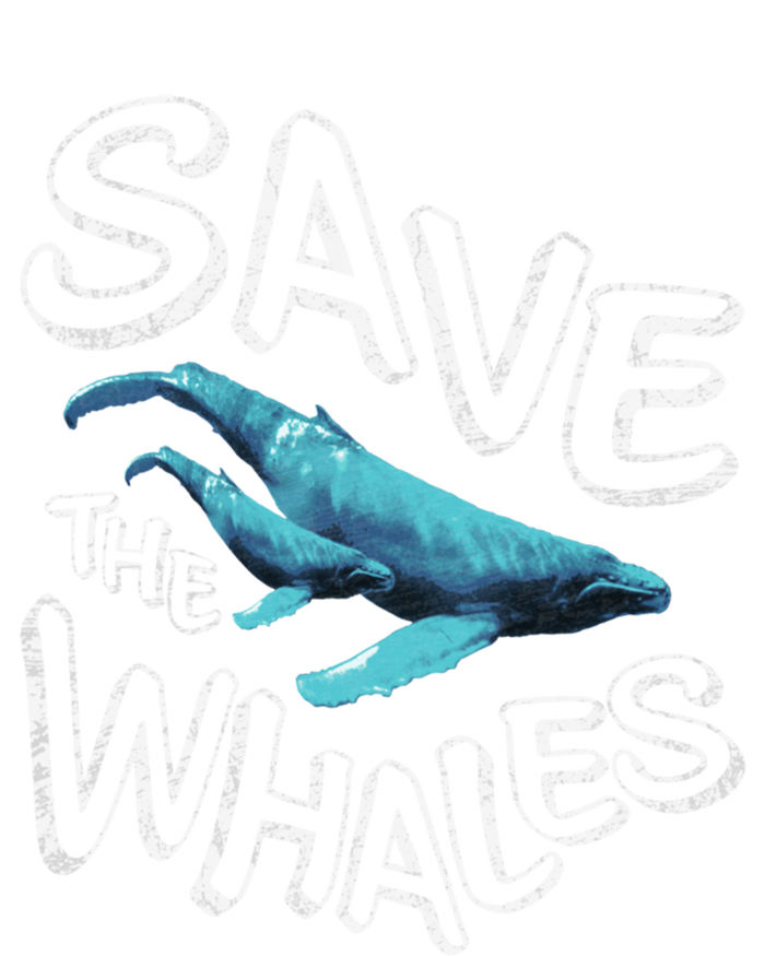 Save The Whales Retro 80s Gift T-Shirt