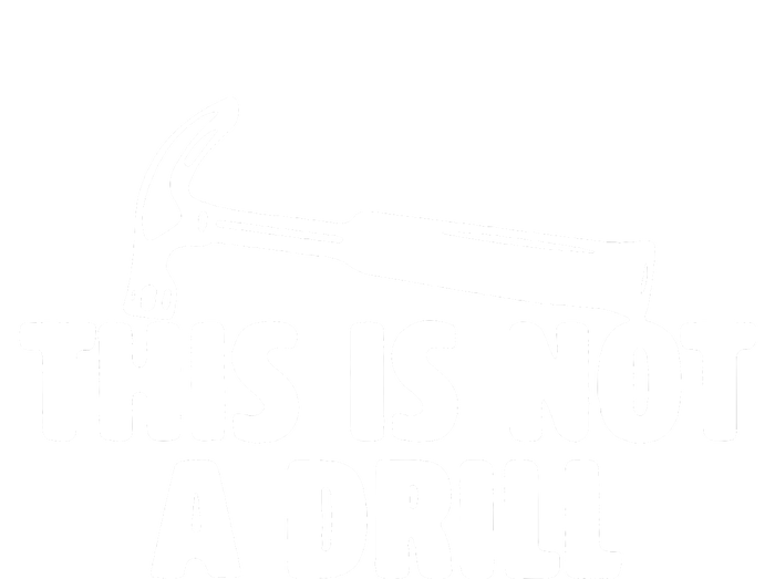 This Is Not A Drill Funny Dad Joke Handyman Construction Cool Comfort Performance Bucket Hat