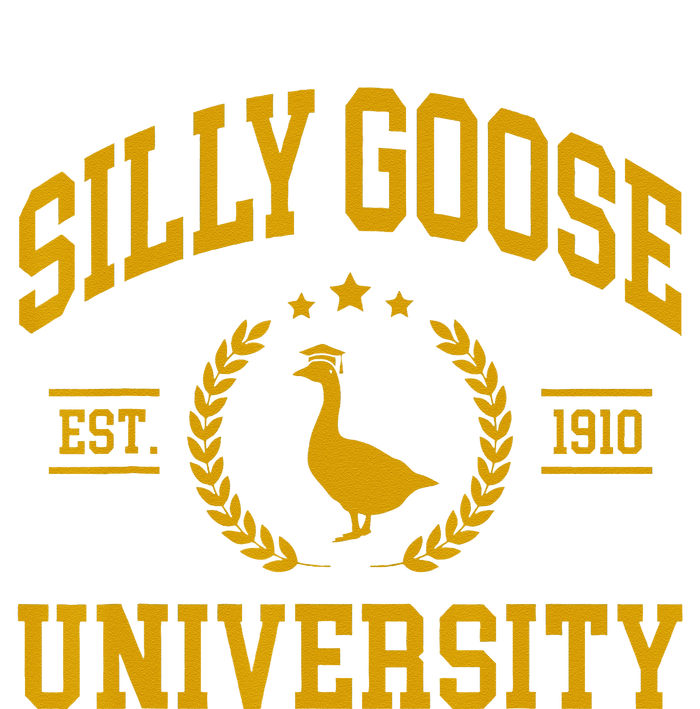 Silly Goose University Funny Goose On The Loose Funny Saying Metallic Star Ornament