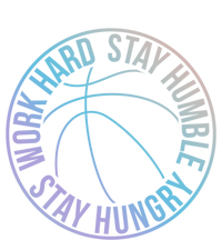 Work Hard Stay Humble Stay Hungry Hoops Training Logo Gift Softstyle Adult Sport Polo