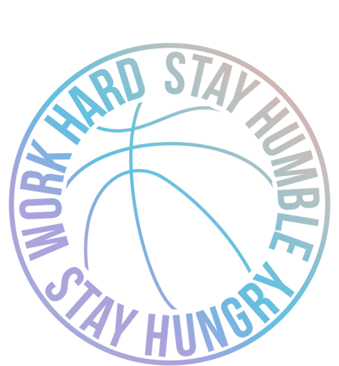 Work Hard Stay Humble Stay Hungry Hoops Training Logo Gift Softstyle Adult Sport Polo