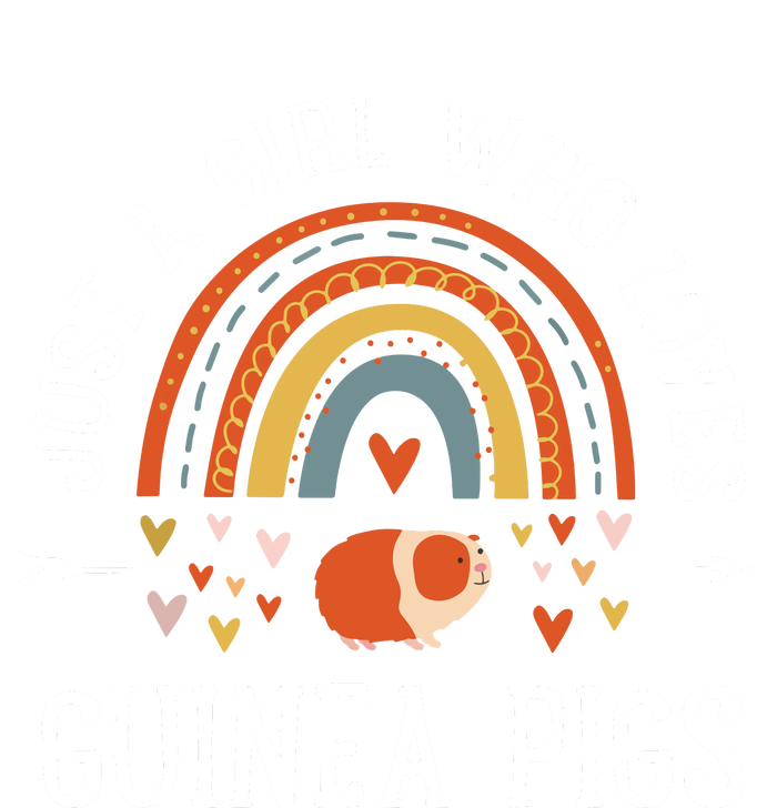 Just A Girl Who Loves Guinea Pigs Rainbow Gifts Cavy Lover T-Shirt