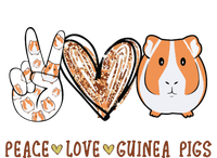 Peace Love Guinea Pigs Gift For Guinea Pigs Lover V-Neck T-Shirt