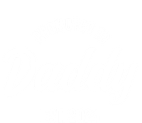 Promoted To Daddy 2024 Funny Humor New Dad Baby First Time Fathers Day Striped Beanie with Solid Band