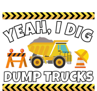 Yeah I Dig Dump Trucks Funny Bulldozer Excavator Tractor Gift Women's V-Neck T-Shirt