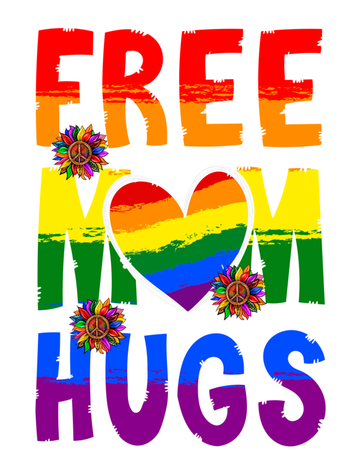 Free Mom Hugs Rainbow Lgbt Pride Month Mothers Day Gift Toddler Long Sleeve Shirt