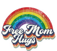 Free Mom Hugs Gift Rainbow Heart Lgbt Pride Month Gift T-Shirt