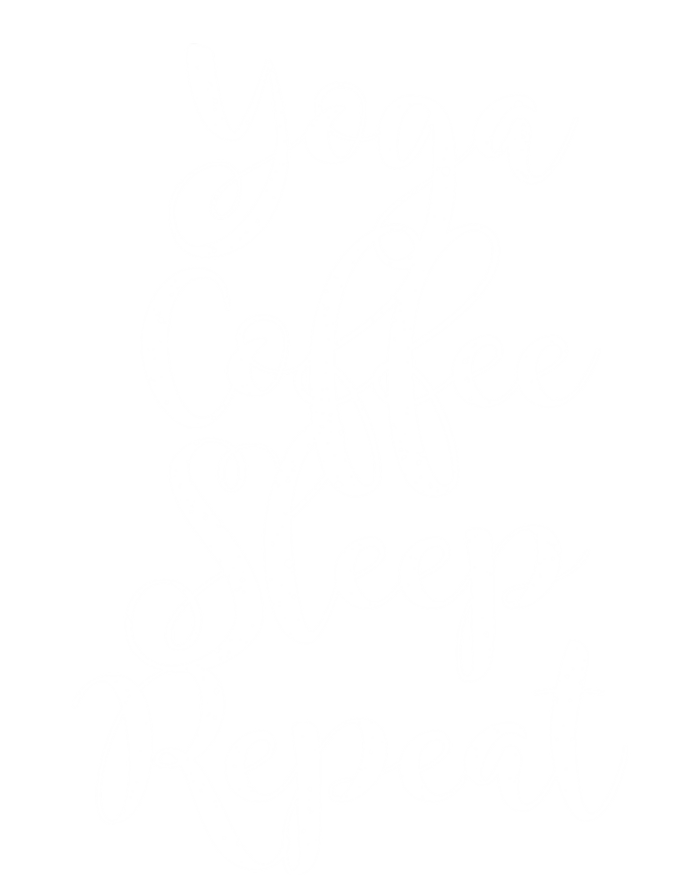 Yoga Coffee Sleep Repeat Funny Yoga Lover Gift T-Shirt