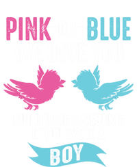 Funny Pink Or Blue We Love You Cute Gender Reveal Gift Tie-Dye Long Sleeve Shirt