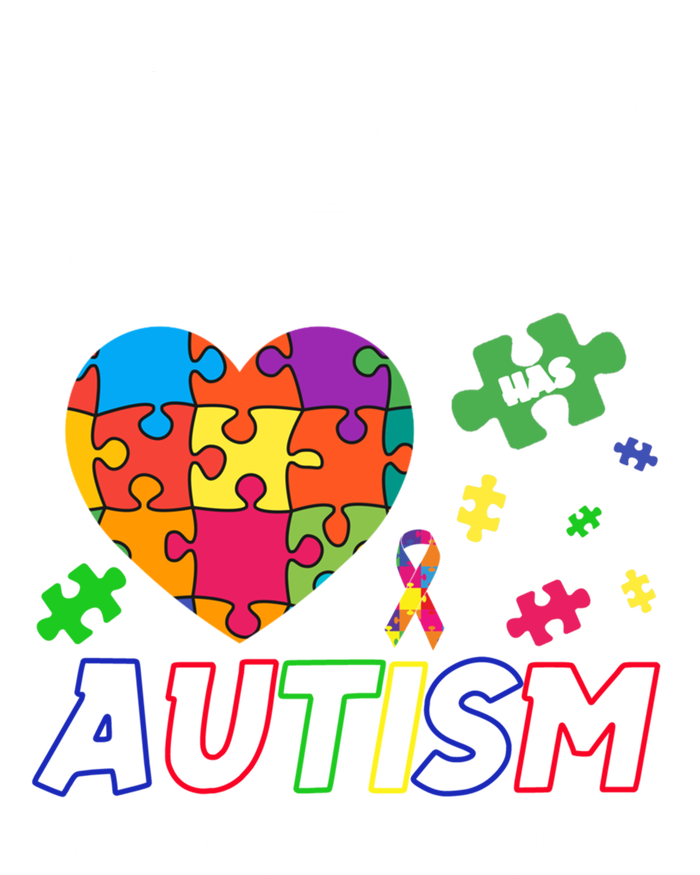 A Big Piece Of My Heart Has Autism And Hes My Brother Gift T-Shirt